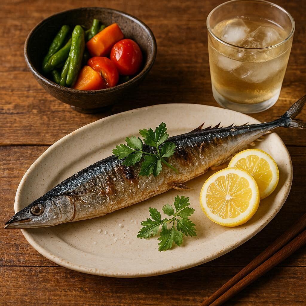 サンマの塩焼き