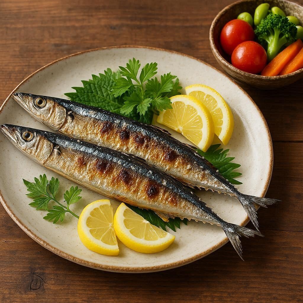 サンマの塩焼き