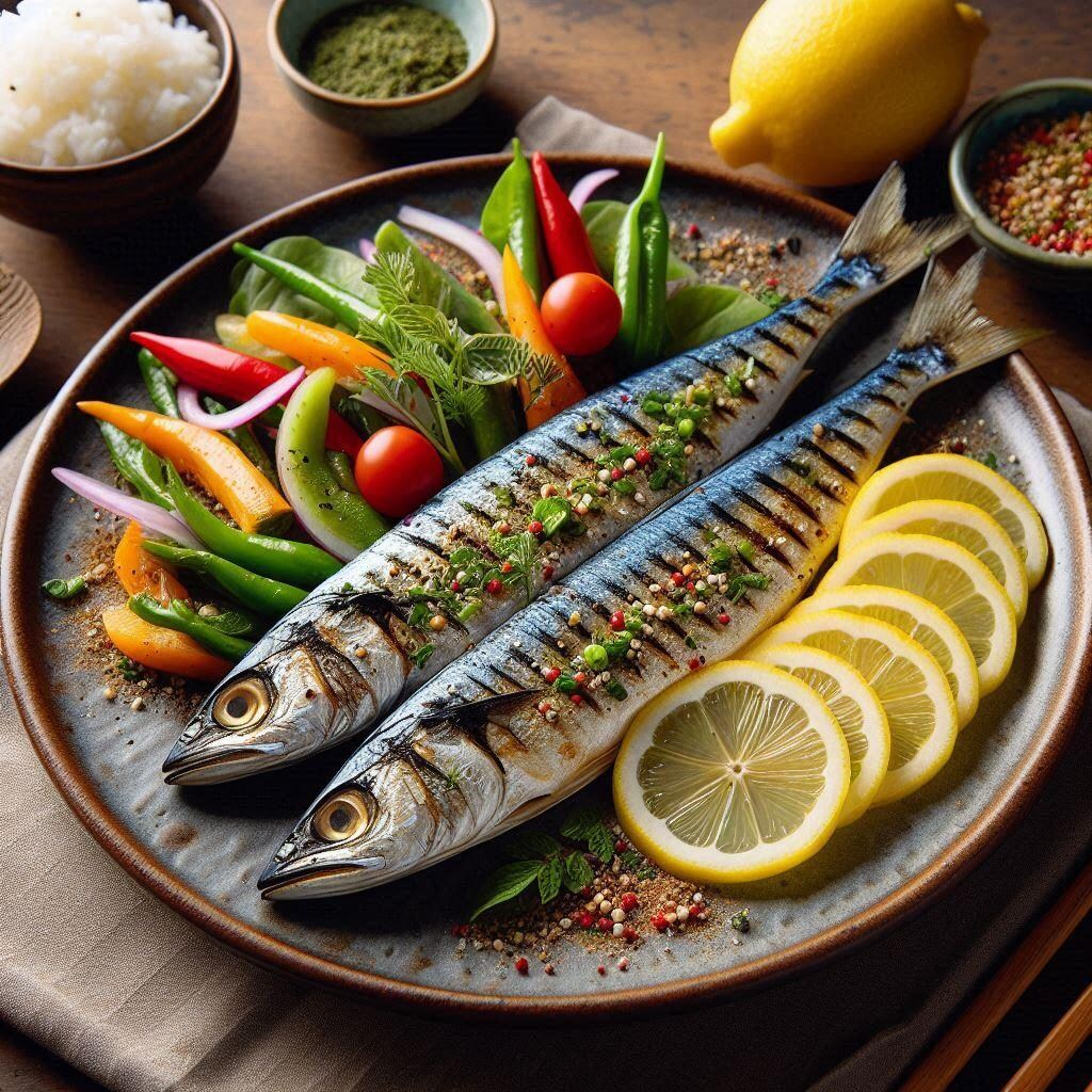 サンマの塩焼き