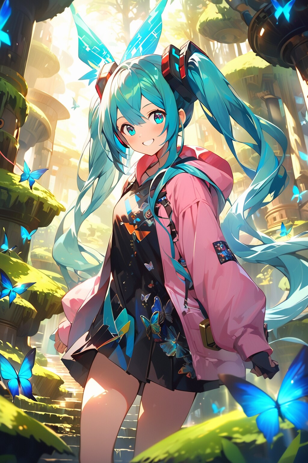 ジャングルの中の古代都市 | の人気AIイラスト・グラビア