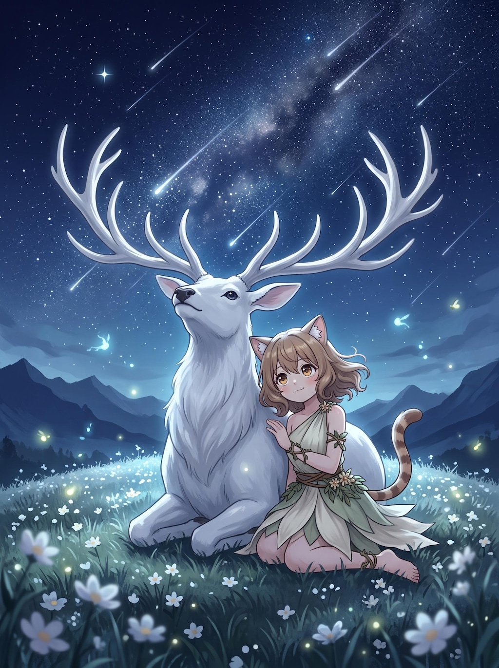 ミミと森の白いお友達