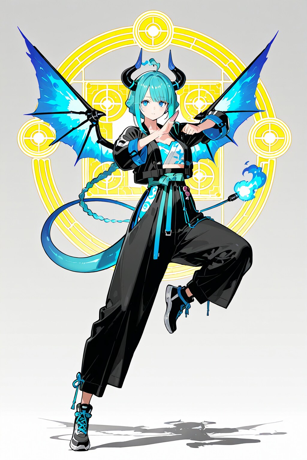 🐉 ネネ：青き経絡のネットワークマスター | の人気AIイラスト・グラビア