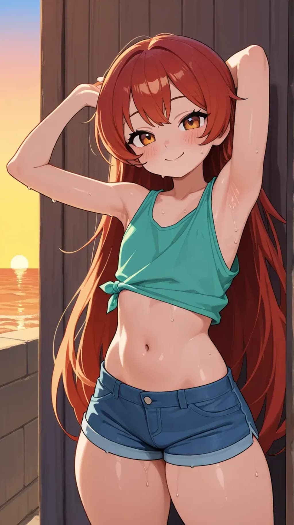 貧乳タンクトップ