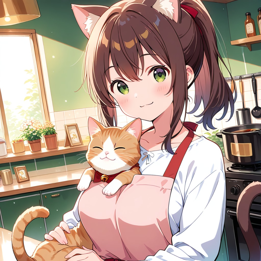 ネコの店員さん | の人気AIイラスト・グラビア