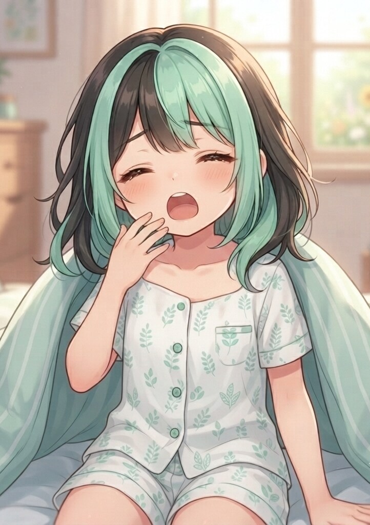 おはよー☀️（ミントちゃん）