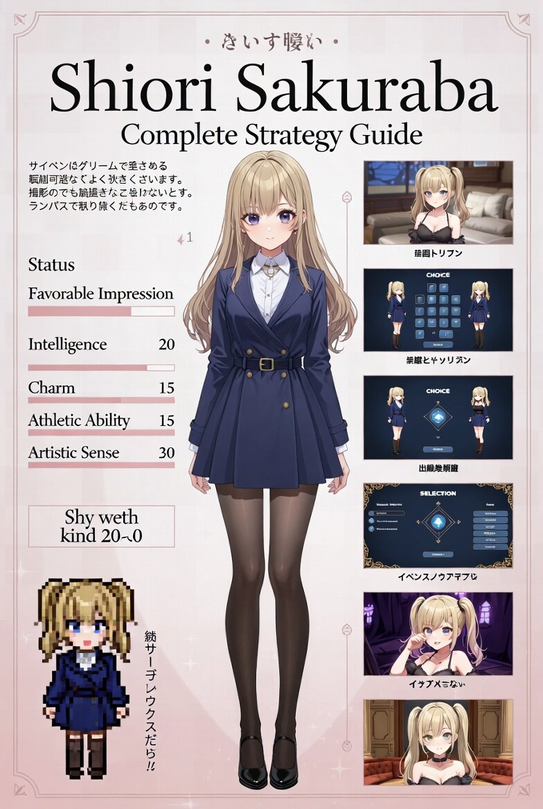 ゲーム攻略本（キャラ紹介風のなにか）