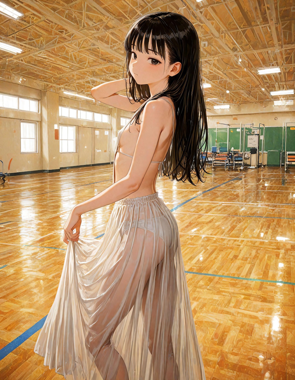 透けてる衣装とか