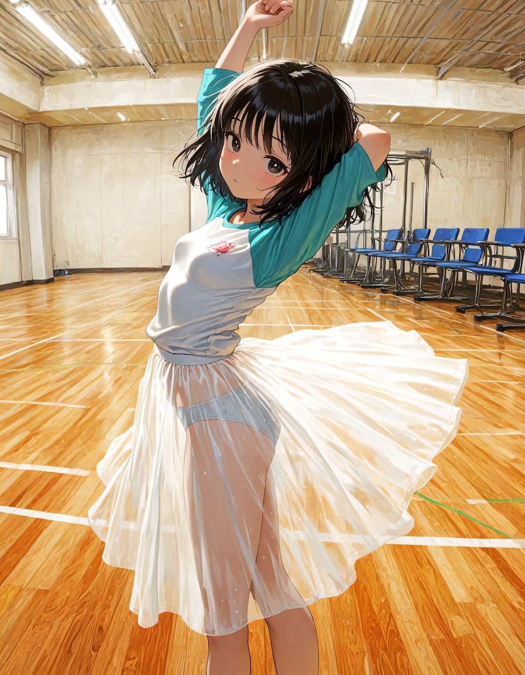 透けてる衣装とか