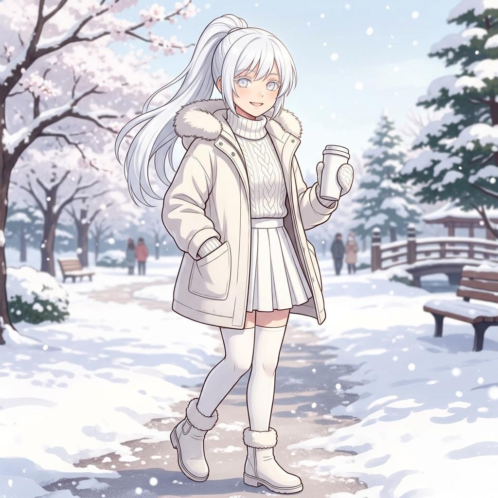 白ぽにちゃん