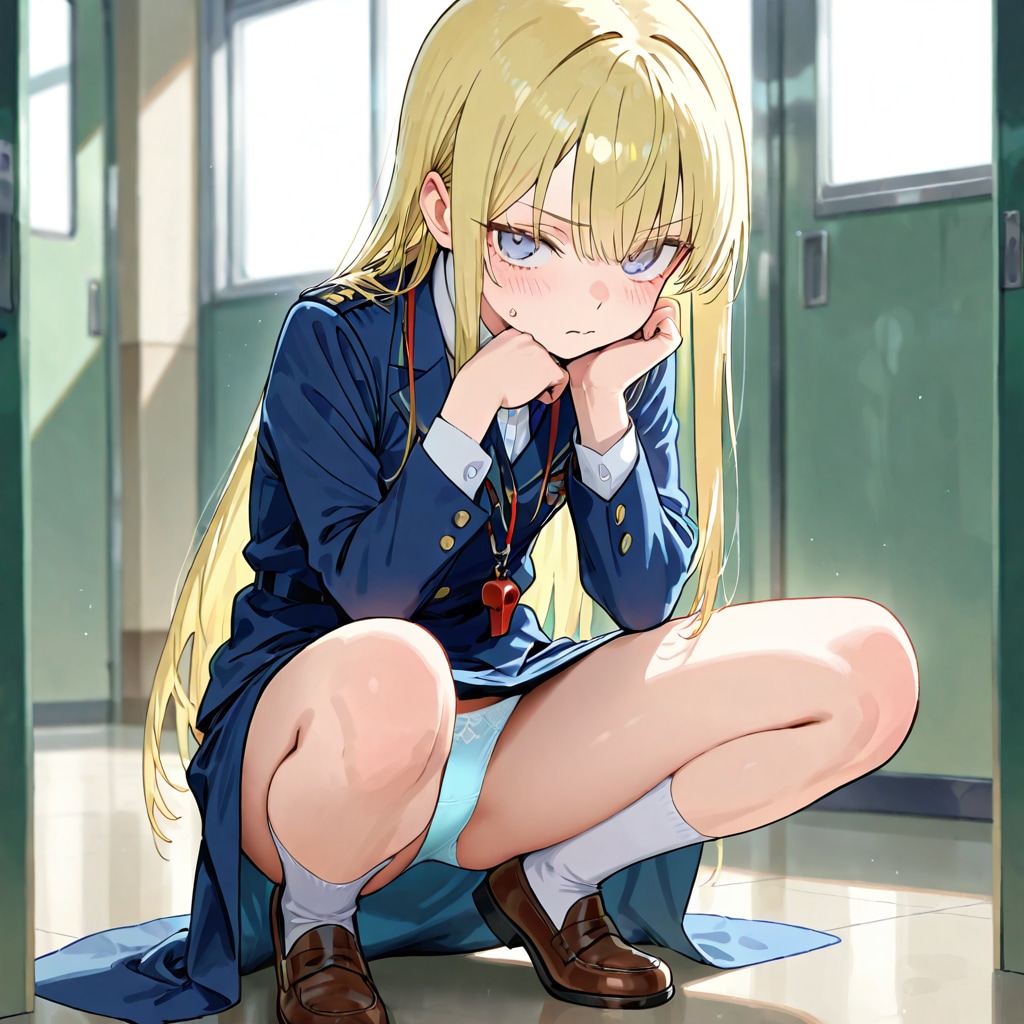 ヤンキー少女の可愛いパンティ