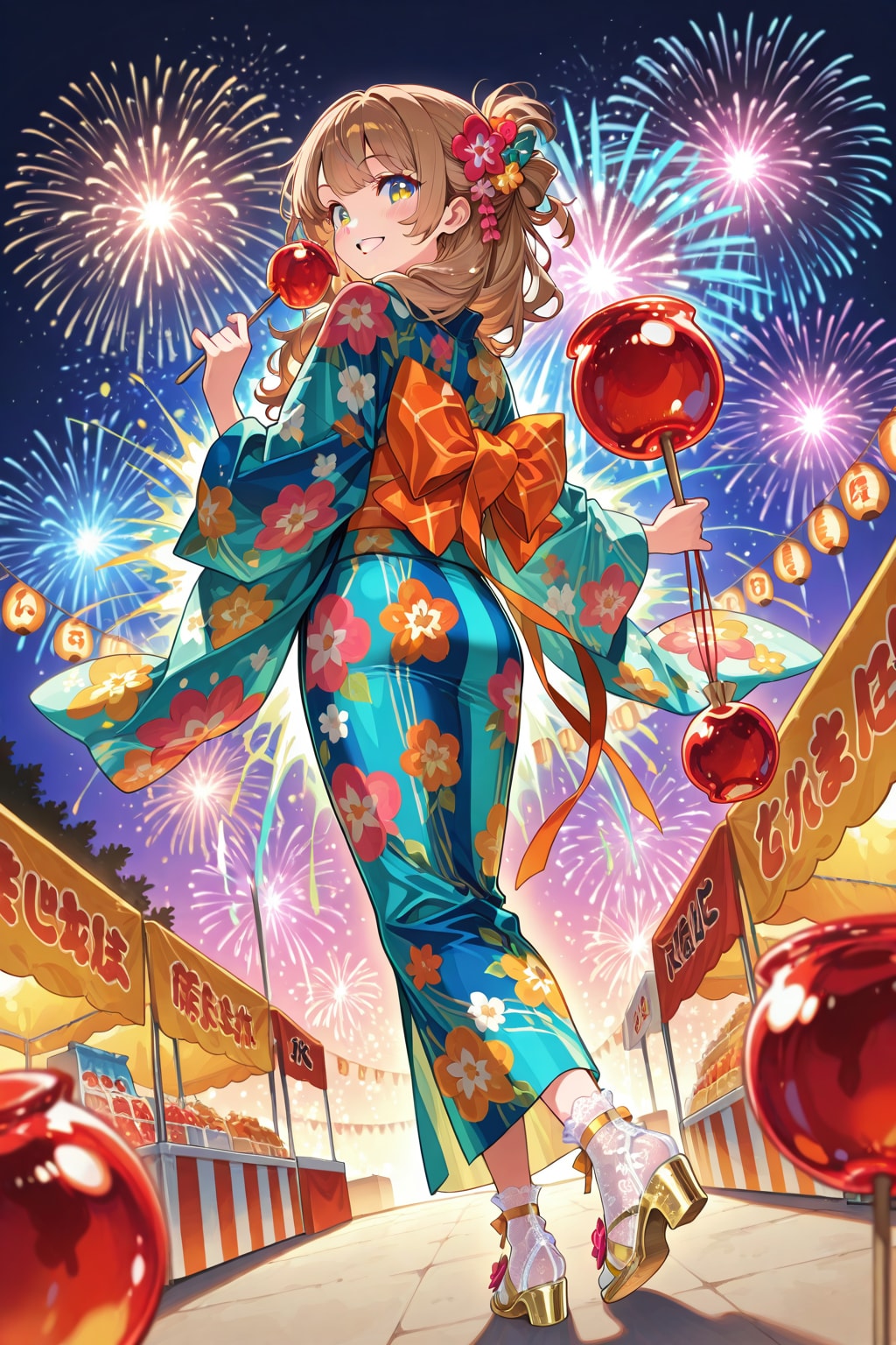 ギャルちゃんのお祭り | の人気AIイラスト・グラビア