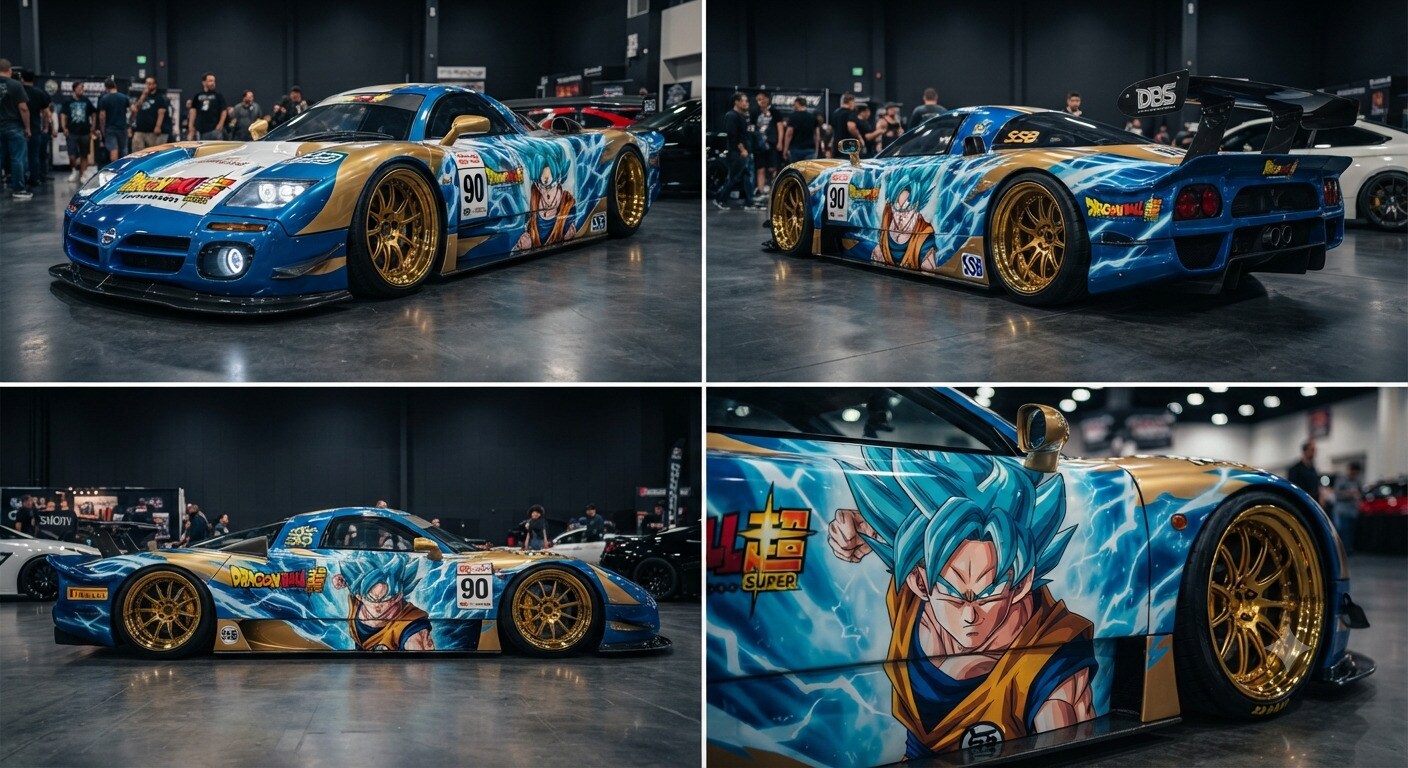 ドラゴンボール痛車R390GT1 | の人気AIイラスト・グラビア