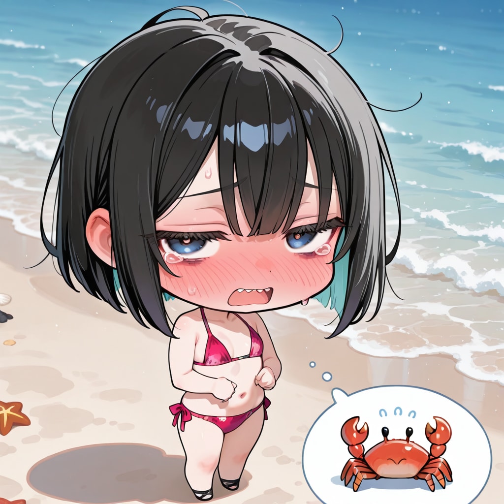 にいちゃん…赤いビキニとカニだせばいいっておもってゆ？