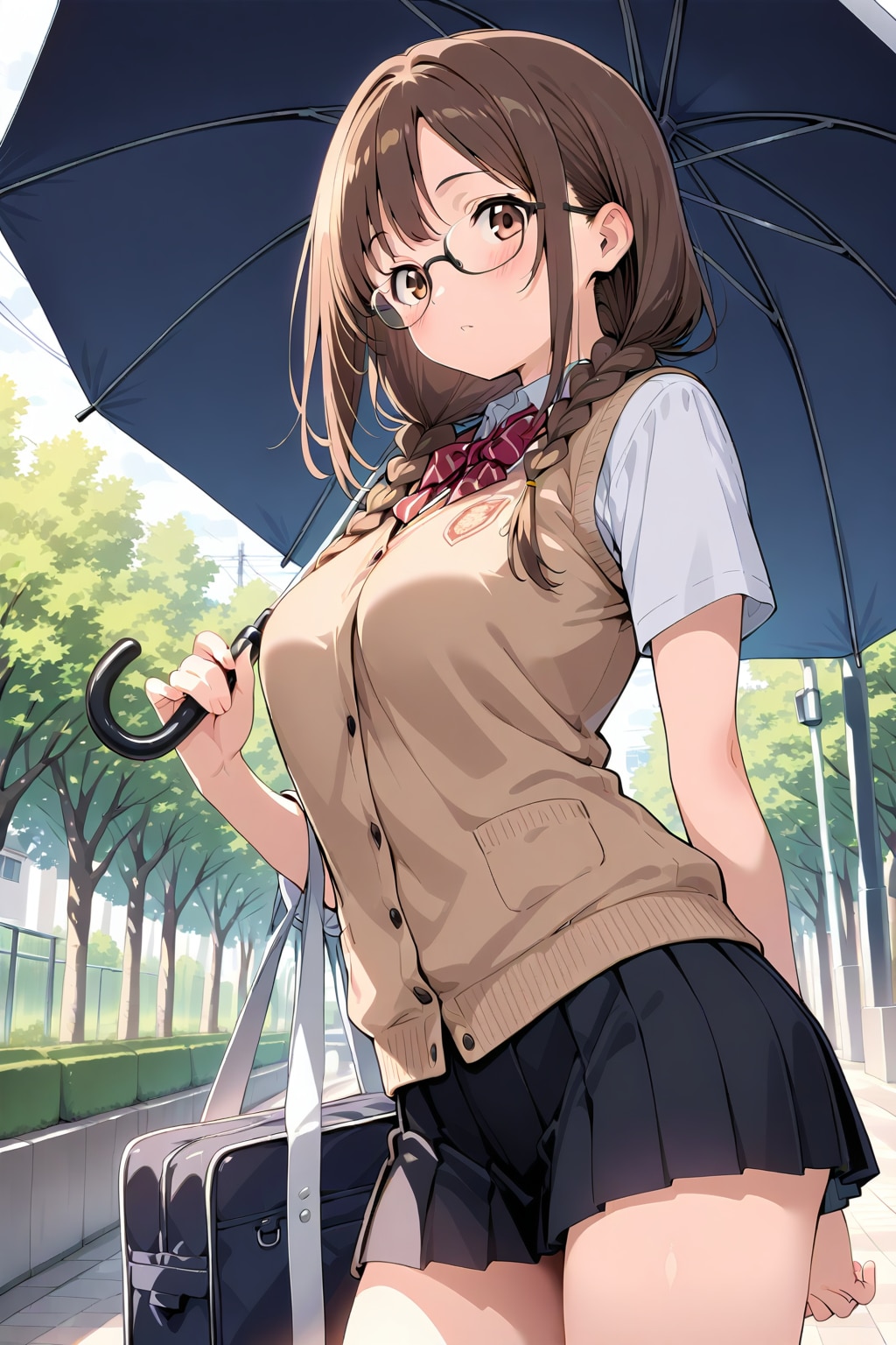 もう日傘がいるとは