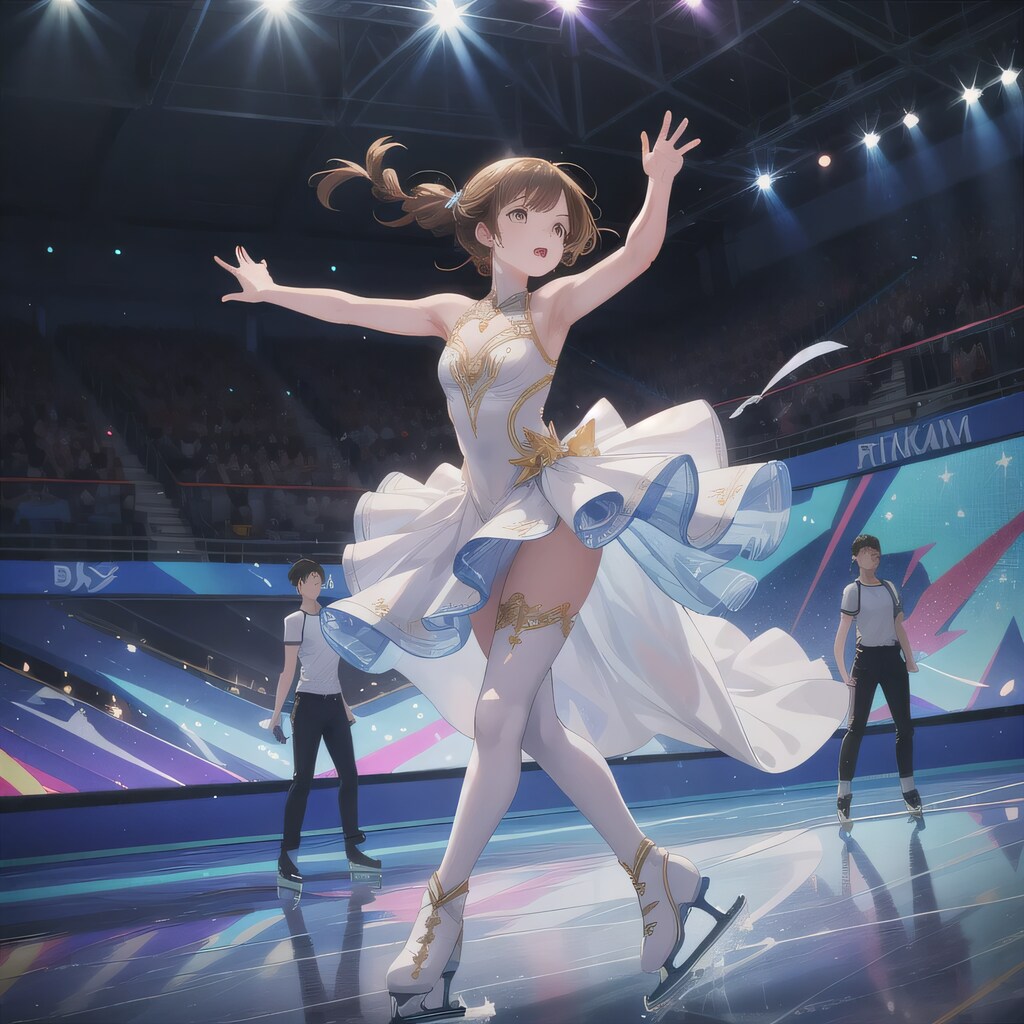 茶髪ロングでフィギュアの少女６