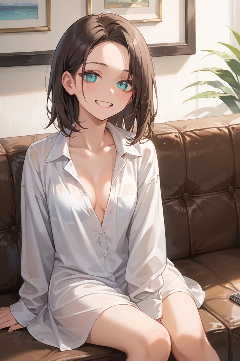 魅惑の裸ワイシャツ