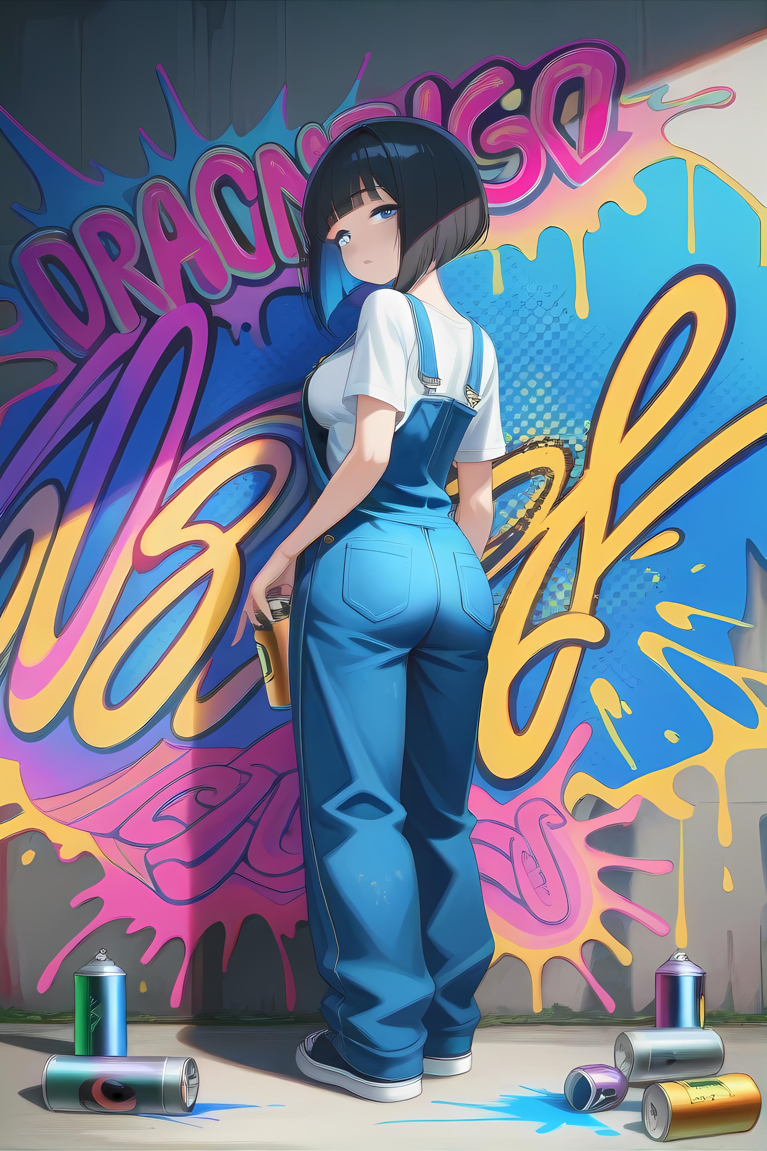 スプレーアート | の人気AIイラスト・グラビア