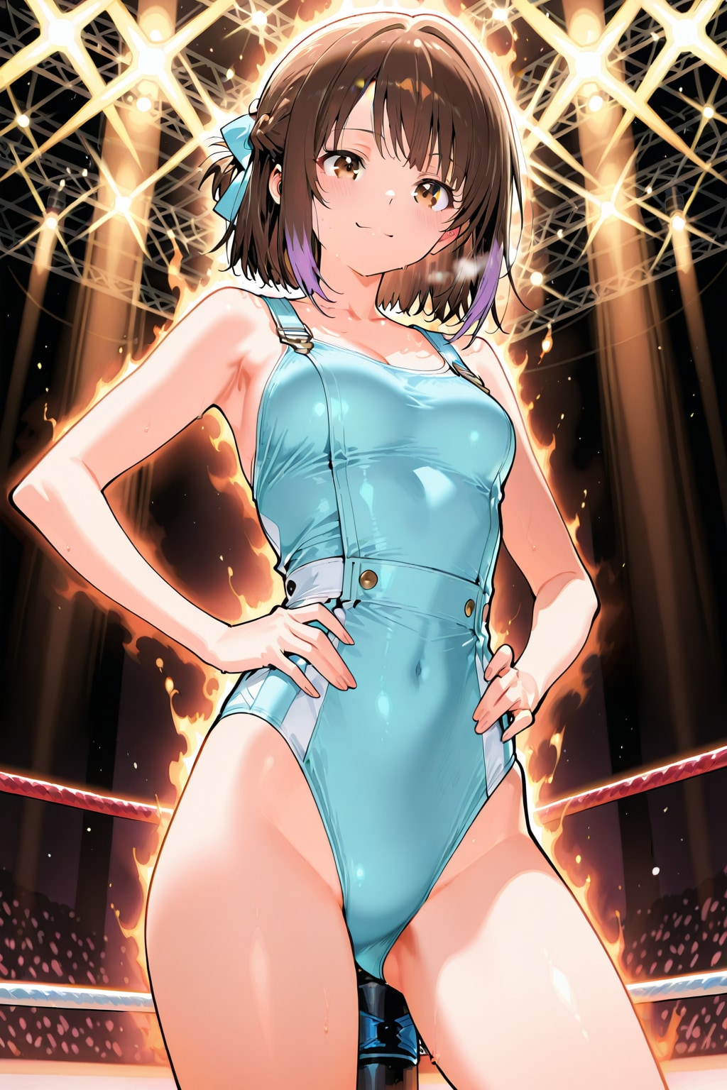 汗と炎の勝負 | の人気AIイラスト・グラビア