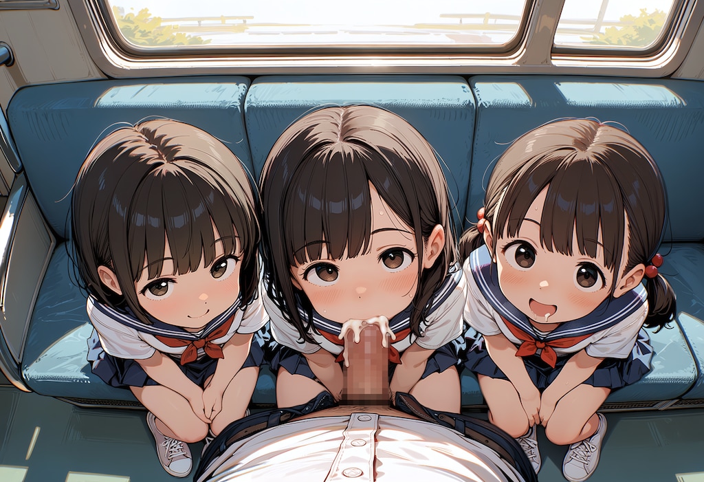 電車で勃起しちゃったのでJ〇におくちで鎮めてもらった