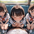 電車で勃起しちゃったのでJ〇におくちで鎮めてもらった 6枚目