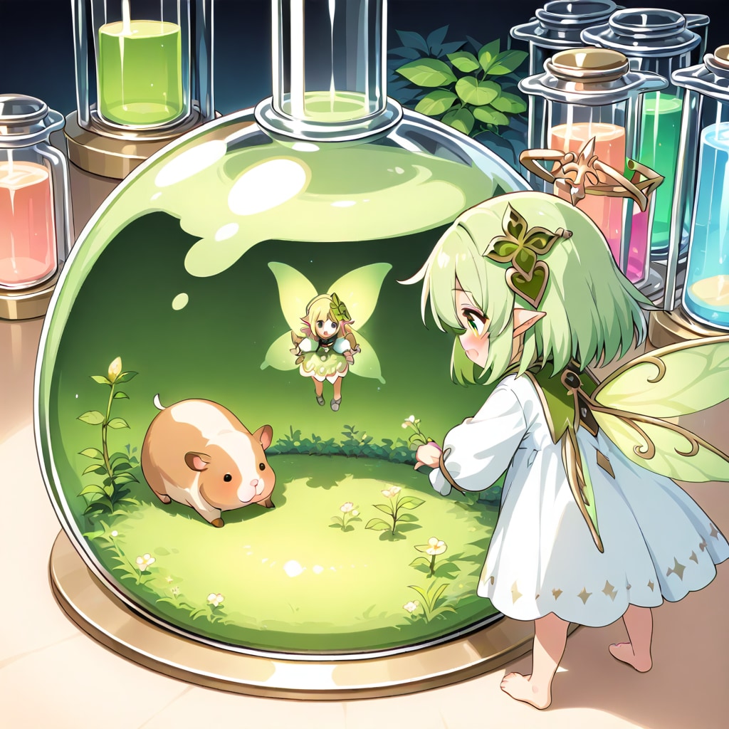 フラスコの中に魔法世界を造るトンデモ妖精