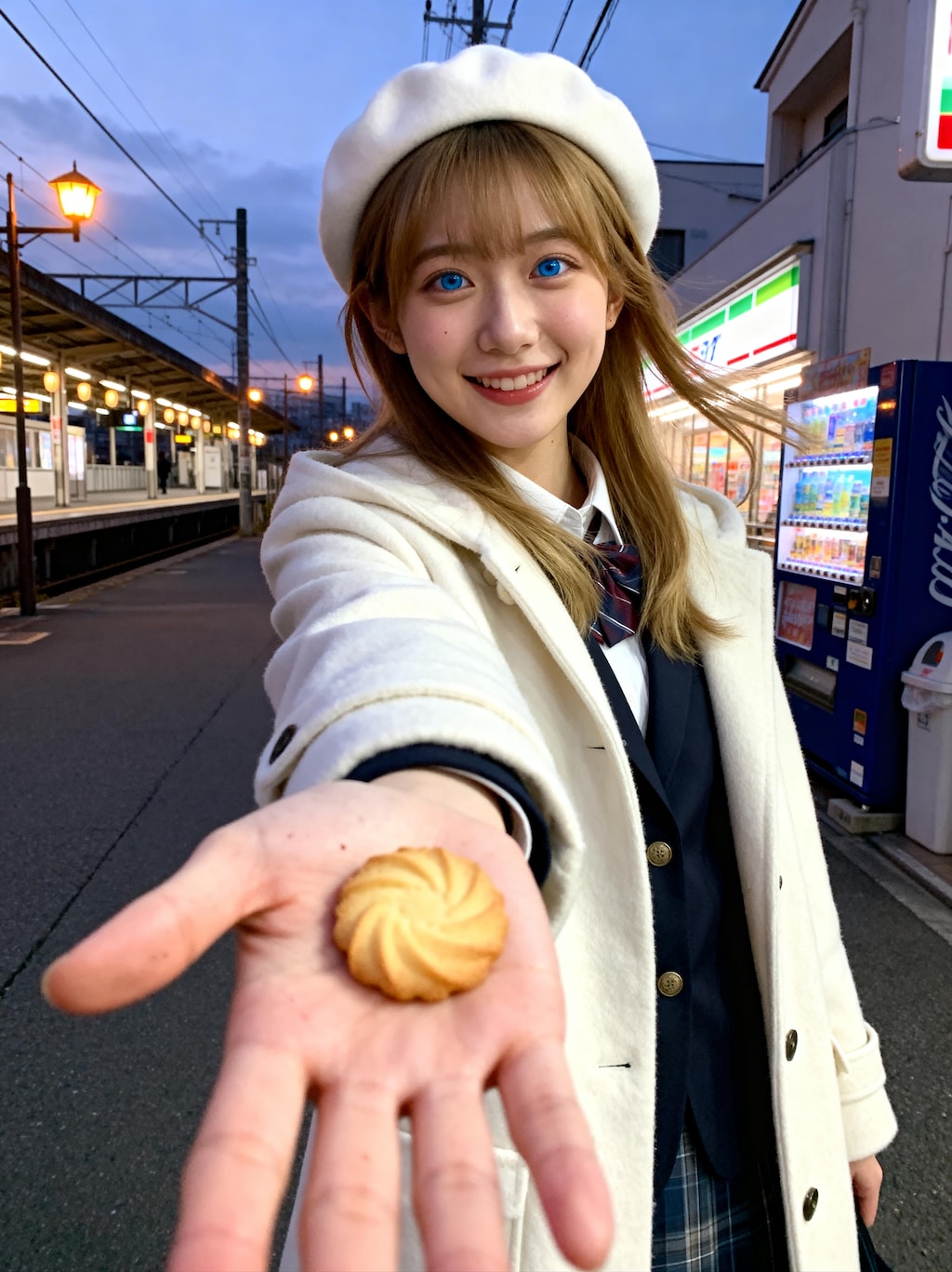 ホワイトデーのお返しに喜ぶ霜平妃