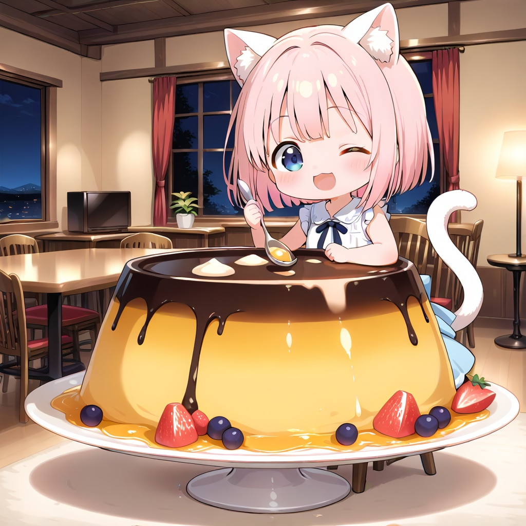 こんばんにゃん | の人気AIイラスト・グラビア