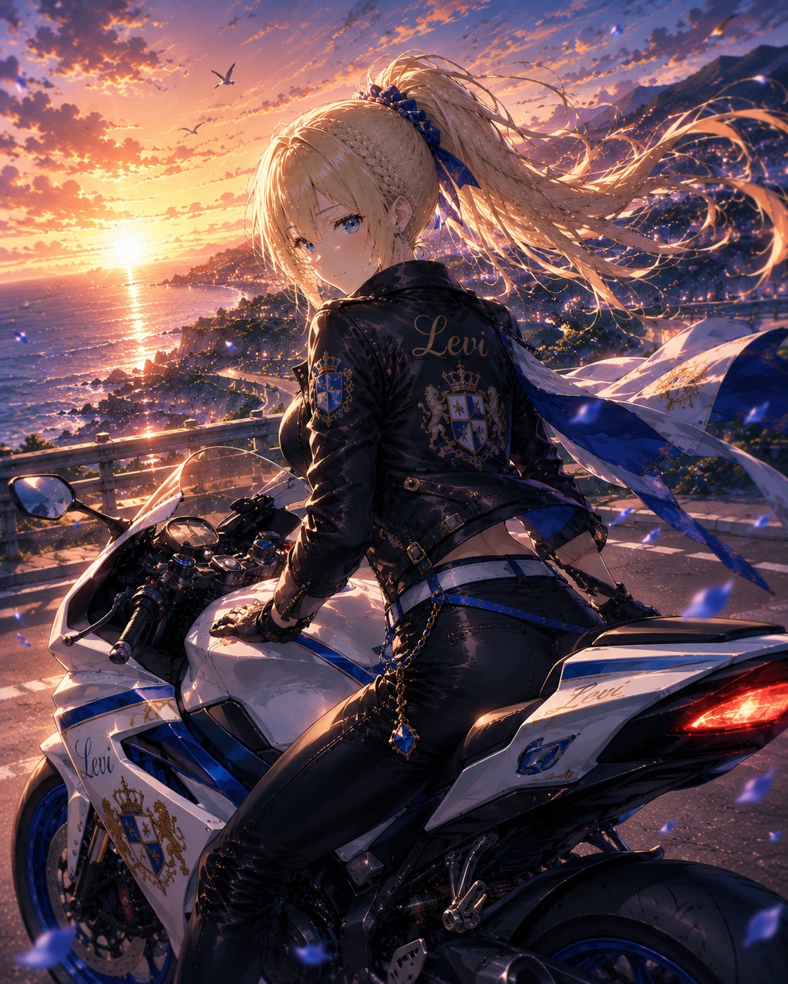 バイクと女の子