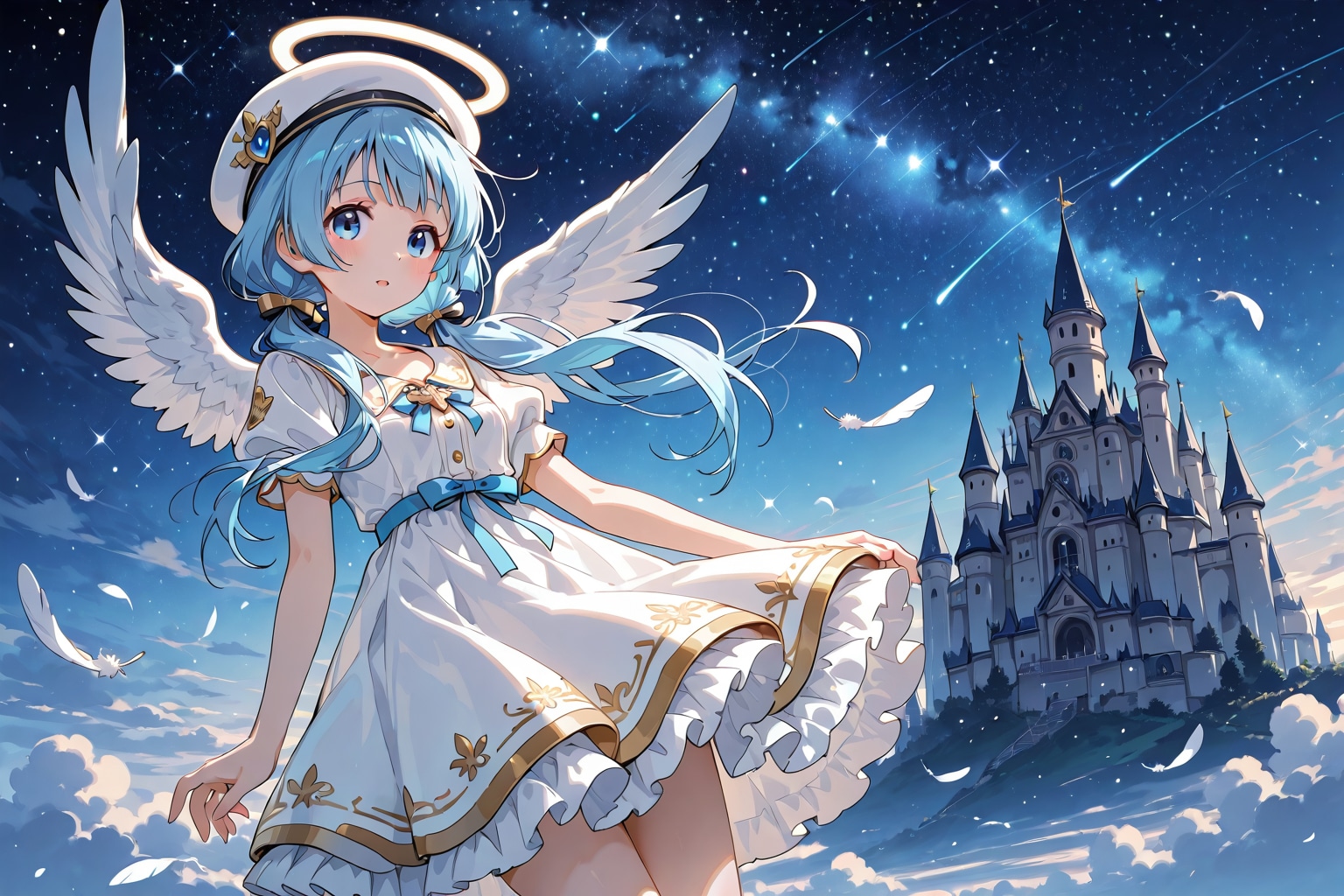 青い天使 | の人気AIイラスト・グラビア