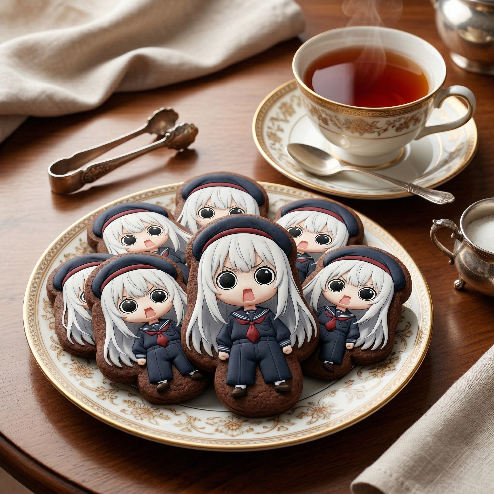 デザートのえらいこっちゃ嬢のチョコレートクッキー | の人気AIイラスト・グラビア