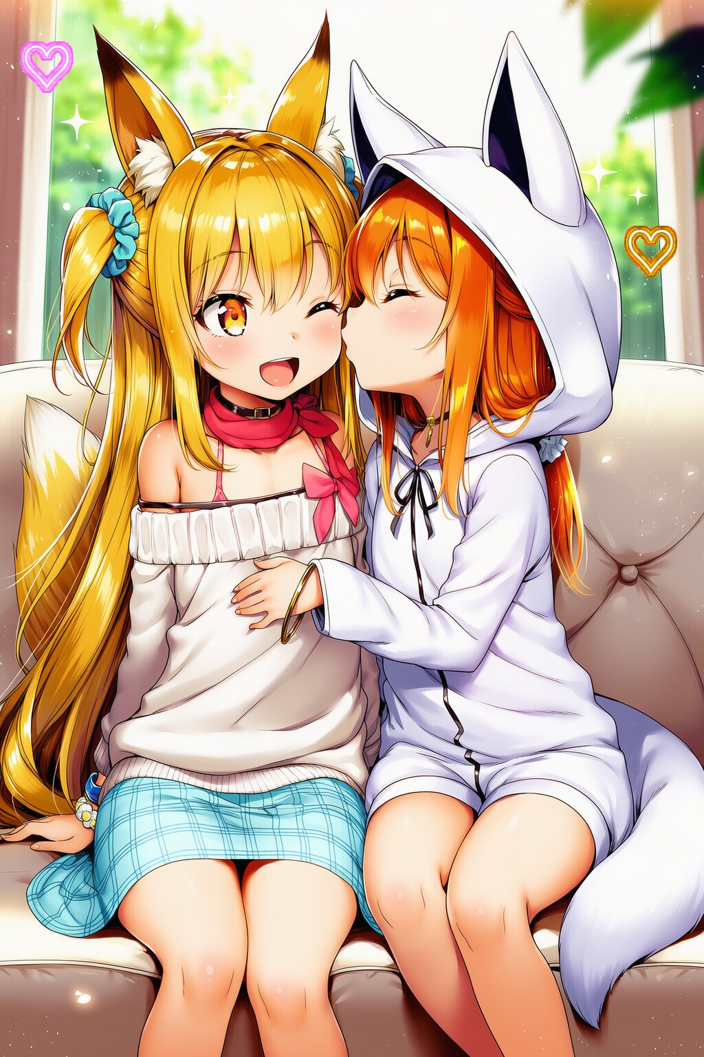 【ミラ様へのプレゼントです】✨🦊ミラさんがうちの子のお家に遊びにきてくれました🐰✨