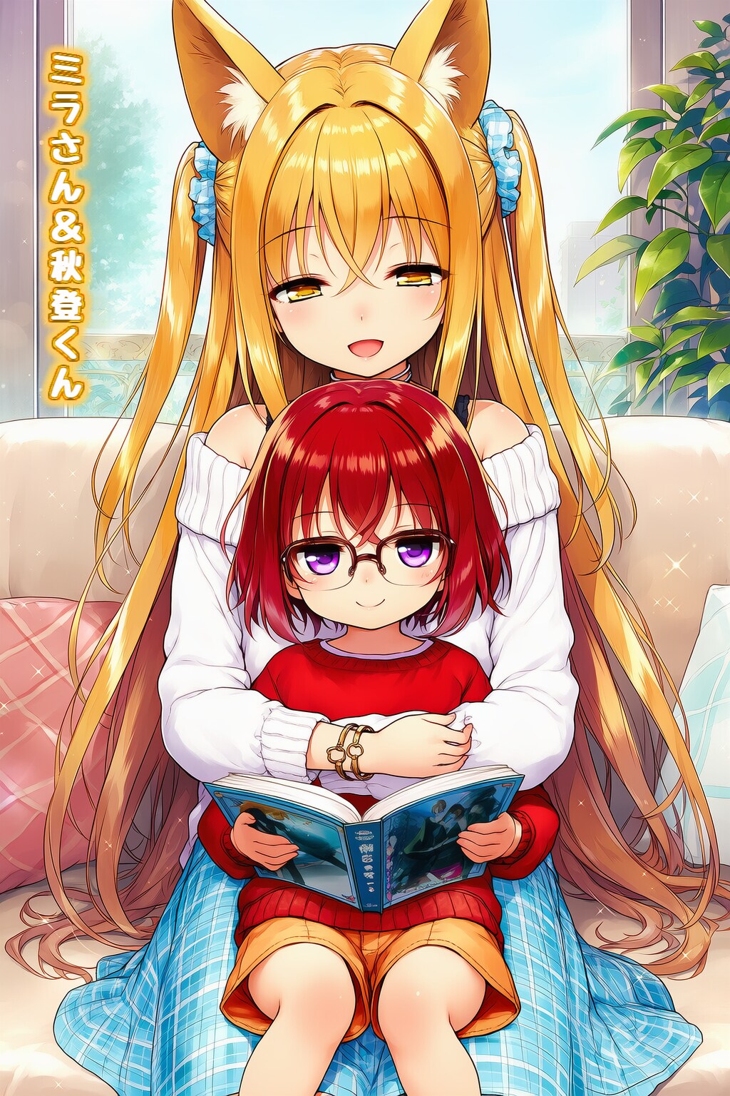 【ミラ様へのプレゼントです】✨🦊ミラさんがうちの子のお家に遊びにきてくれました🐰✨
