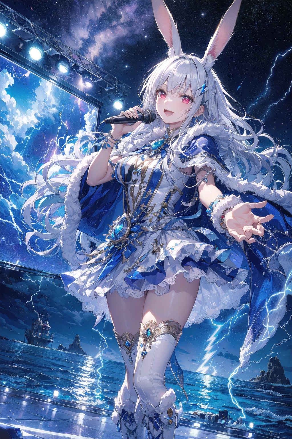 スーパーアイドル降臨なのです🎤🐰🎶