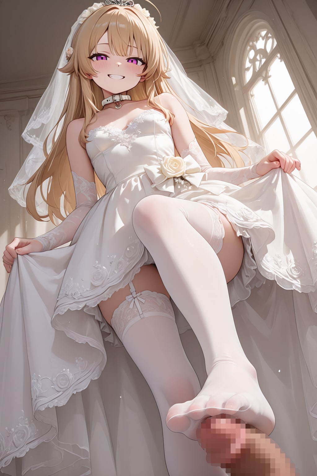「そんなに硬くならないで、新郎さん♡」