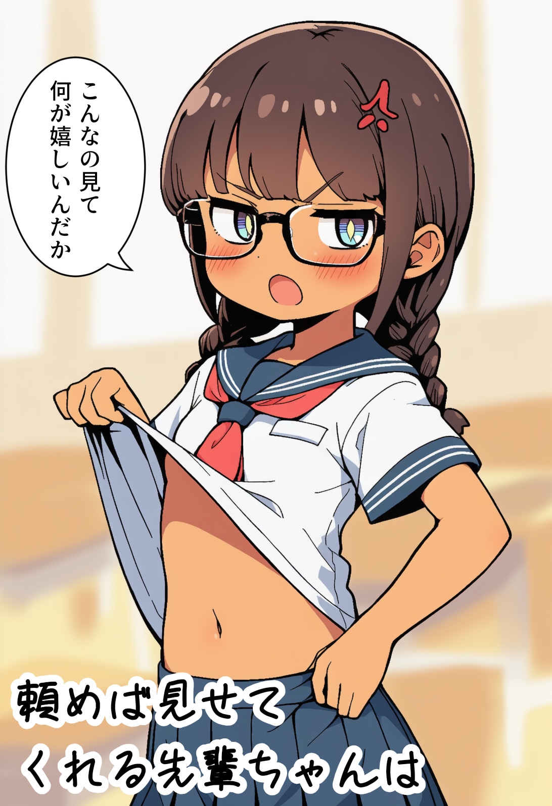 頼めば見せてくれる先輩ちゃんは