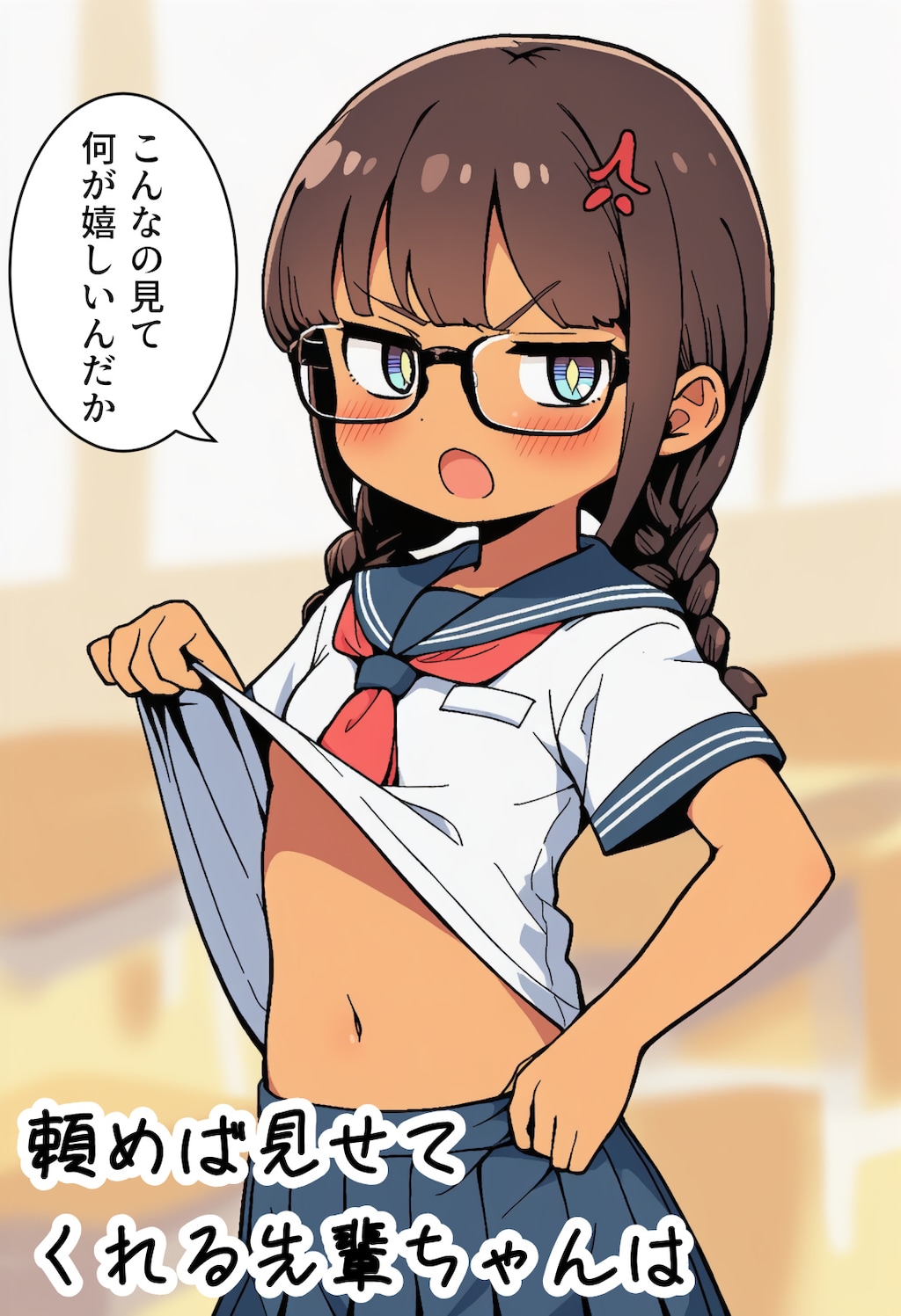 頼めば見せてくれる先輩ちゃんは