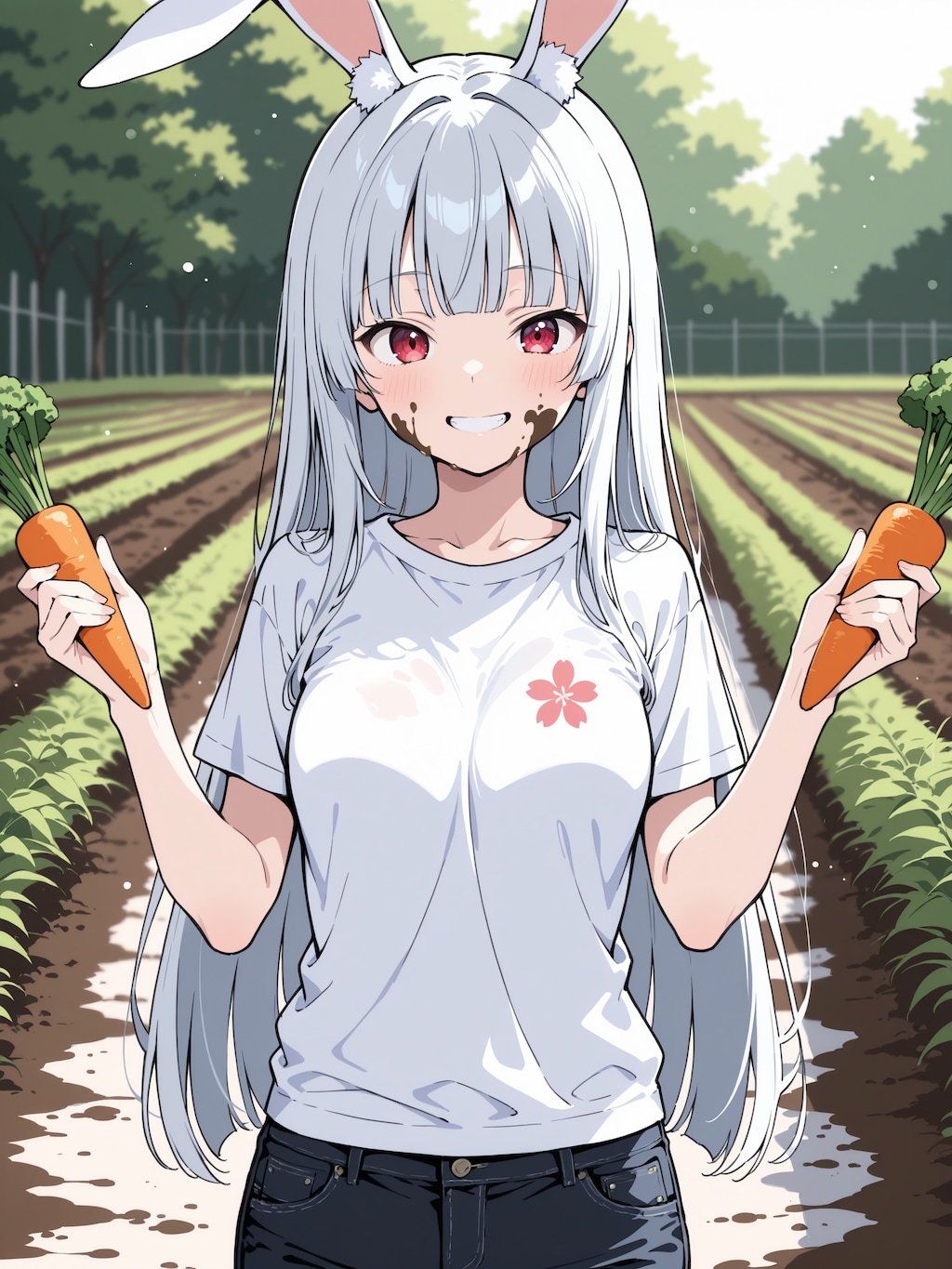 ニンジンの収穫なのです！