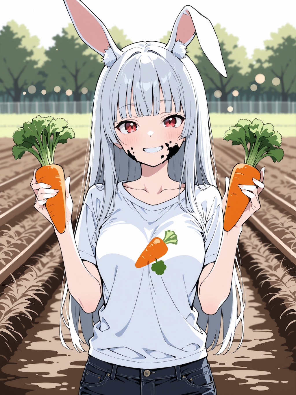 ニンジンの収穫なのです！