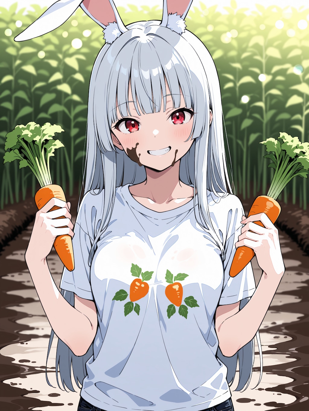 ニンジンの収穫なのです！