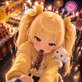 はい、あーん♡ 夏祭りのチョコバナナ 2枚目