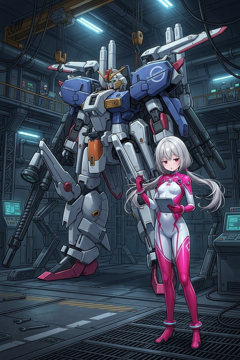 アイちゃんとEx-Sガンダム | の人気AIイラスト・グラビア