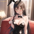 バニー衣装のしぶりん 2枚目