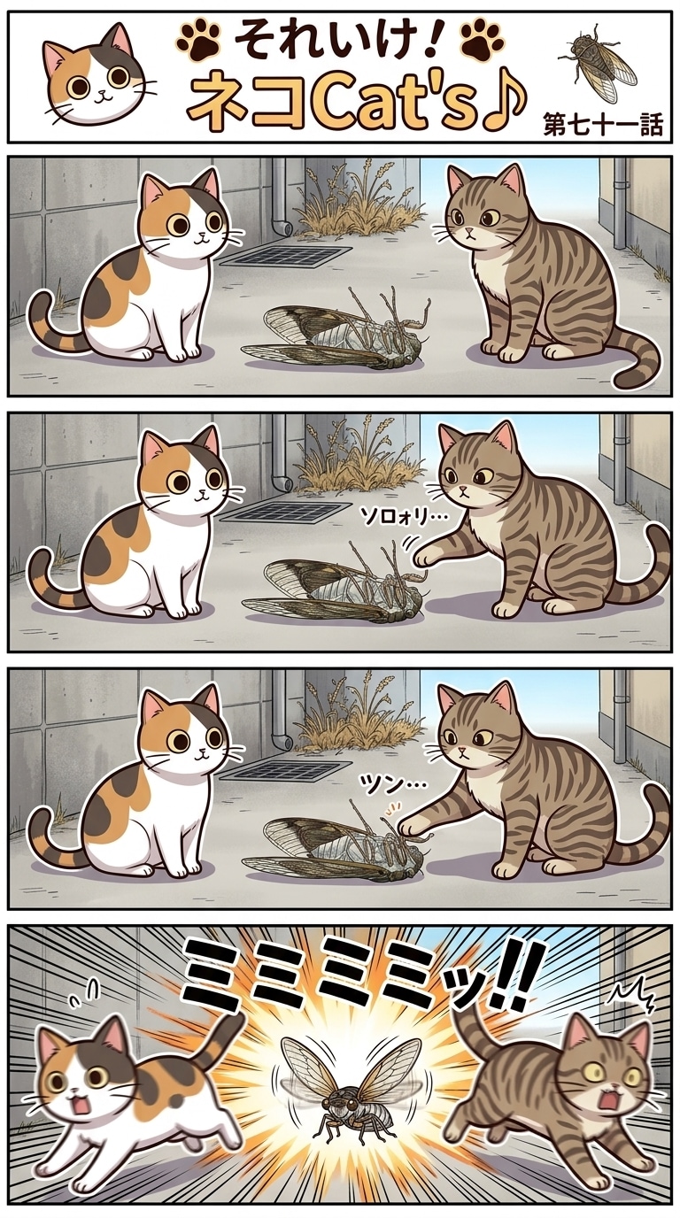 【71話】それいけ！ネコCat's♪(４コマ漫画) | の人気AIイラスト・グラビア