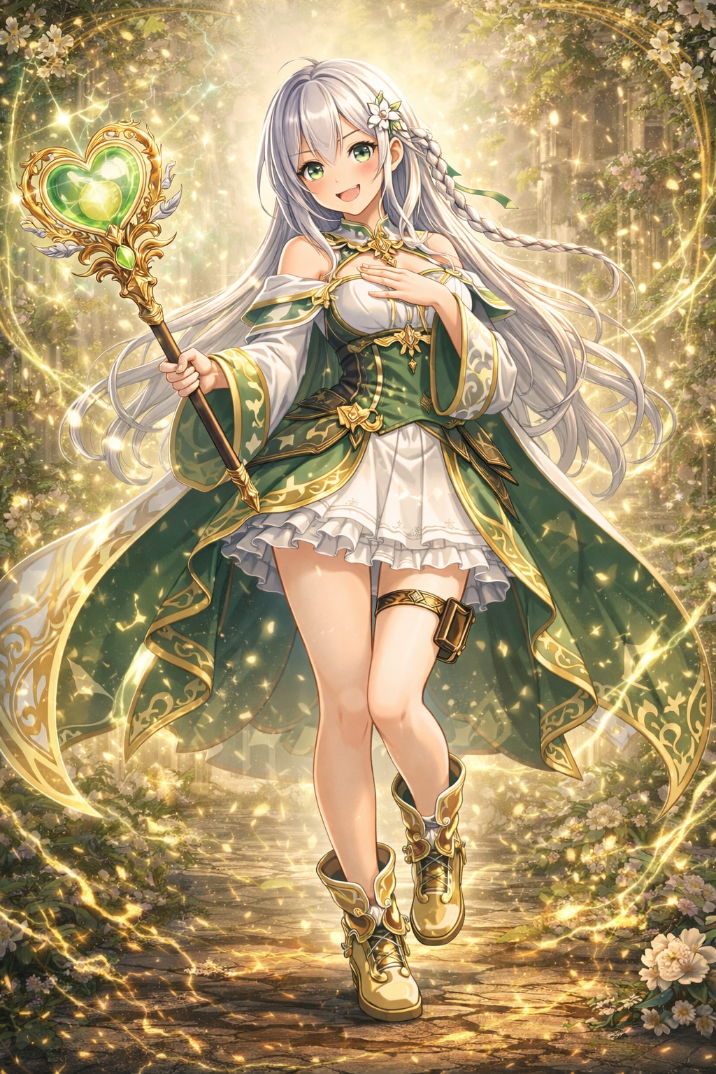 聖属性の魔法少女(ChatGPT)