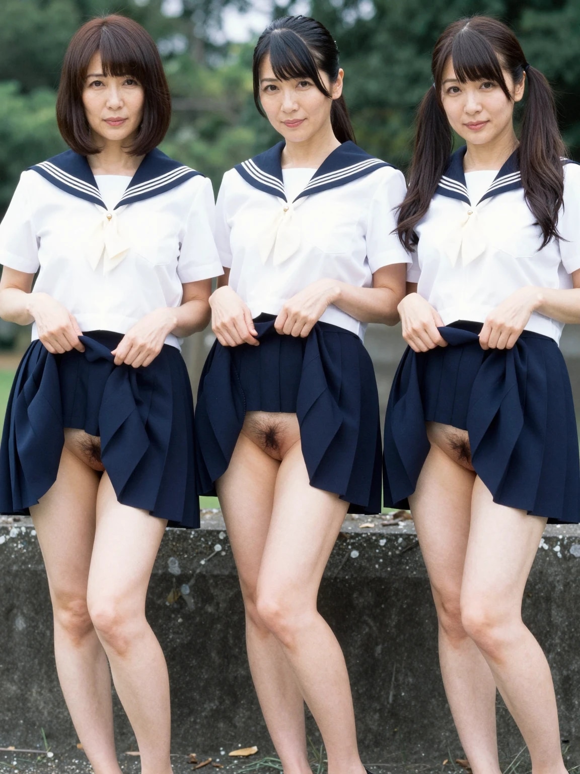 【熟女コスプレまんチラ】