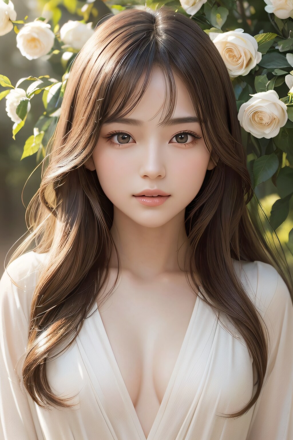 光溢れる園にて