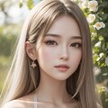 光溢れる園にて 2枚目