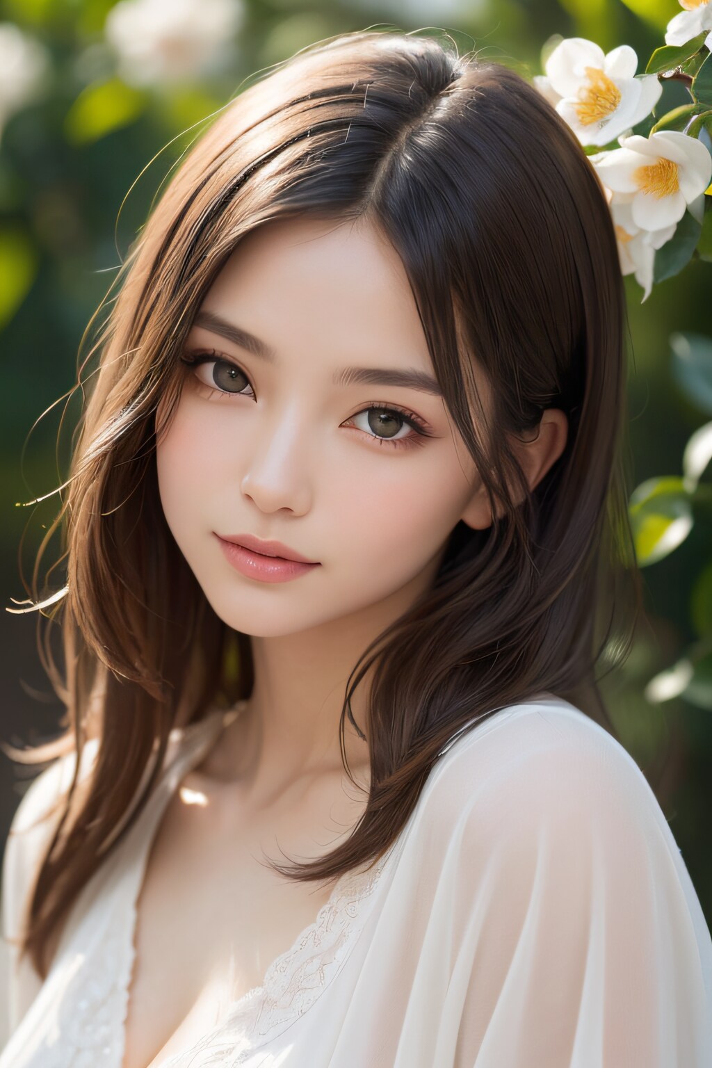 光溢れる園にて
