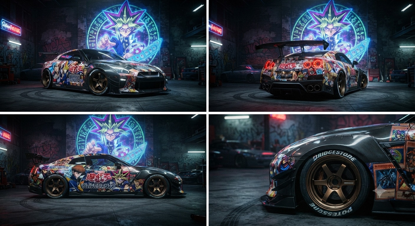 遊戯王痛車R35GT-R | の人気AIイラスト・グラビア