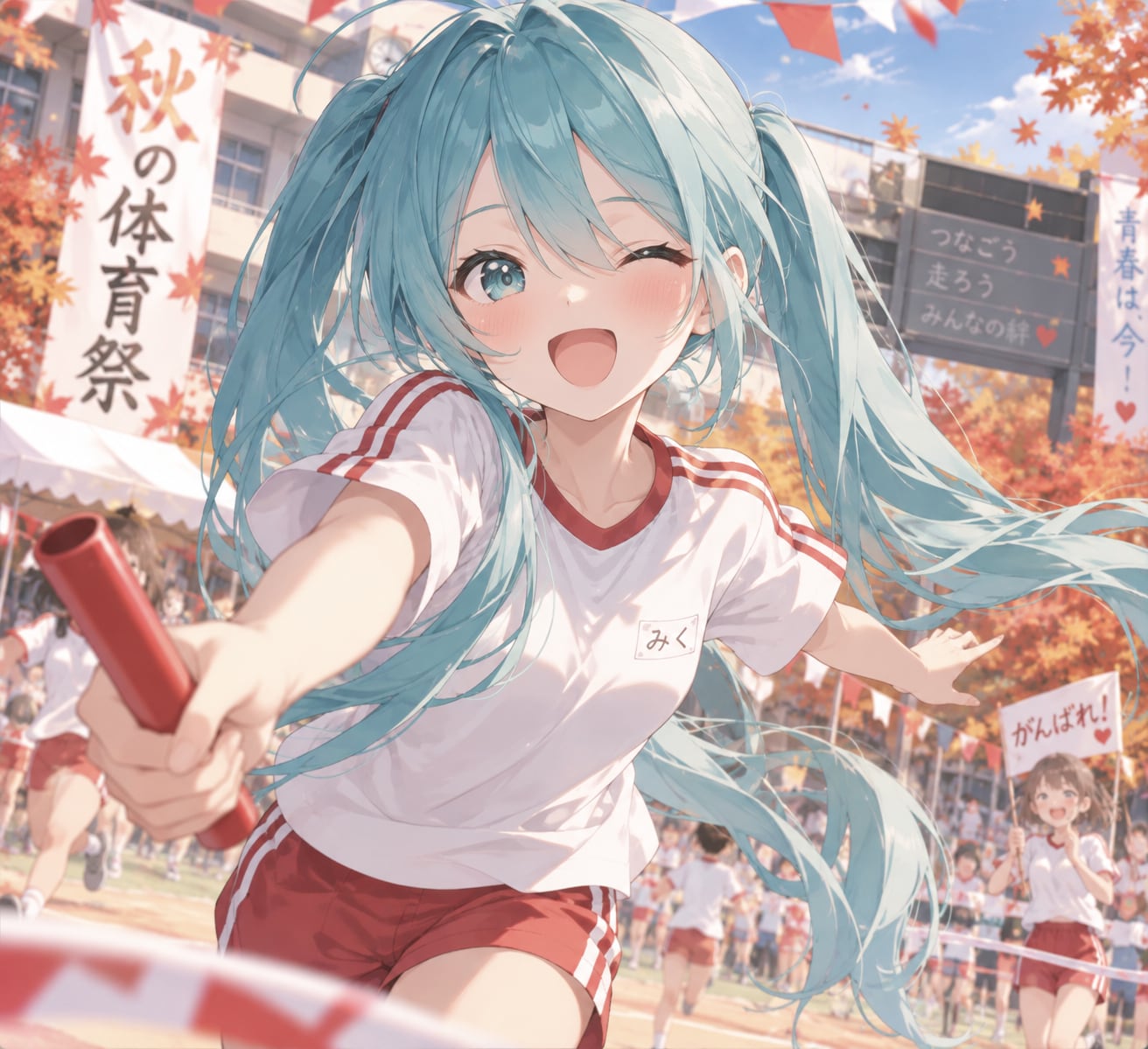 体育祭 | の人気AIイラスト・グラビア